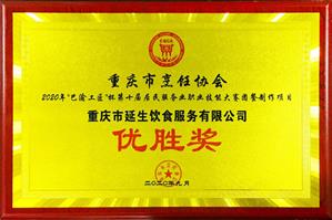 2020 年度巴渝工匠杯技术大赛优胜奖